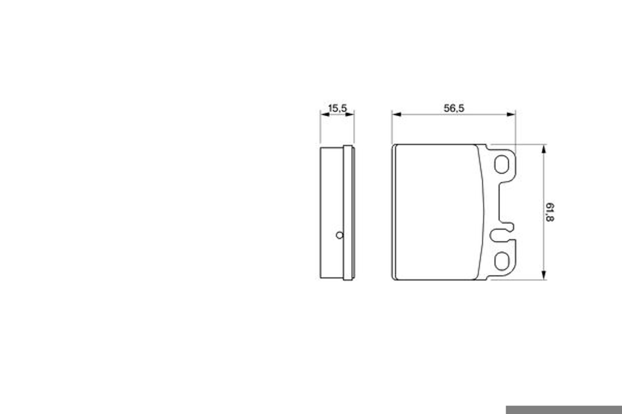 Колодки тормозные дисковые BOSCH 0986424051