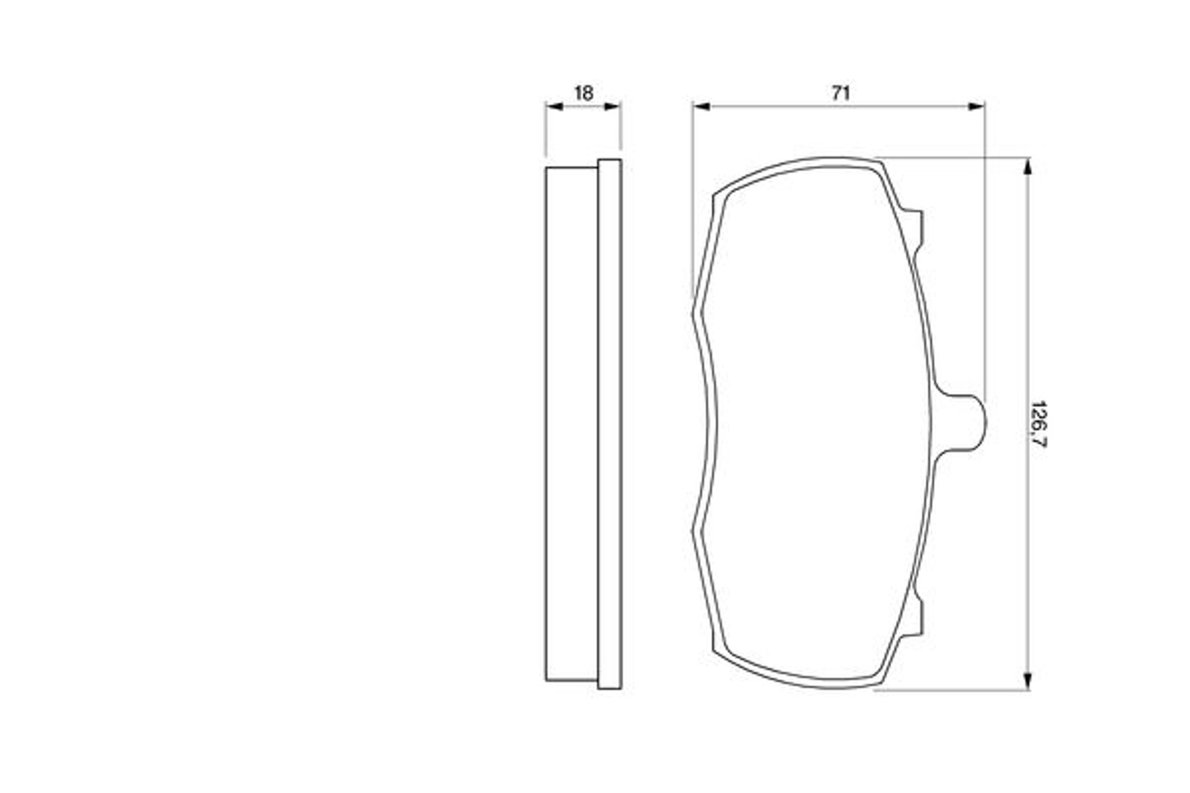 Колодки тормозные дисковые BOSCH 0986424113