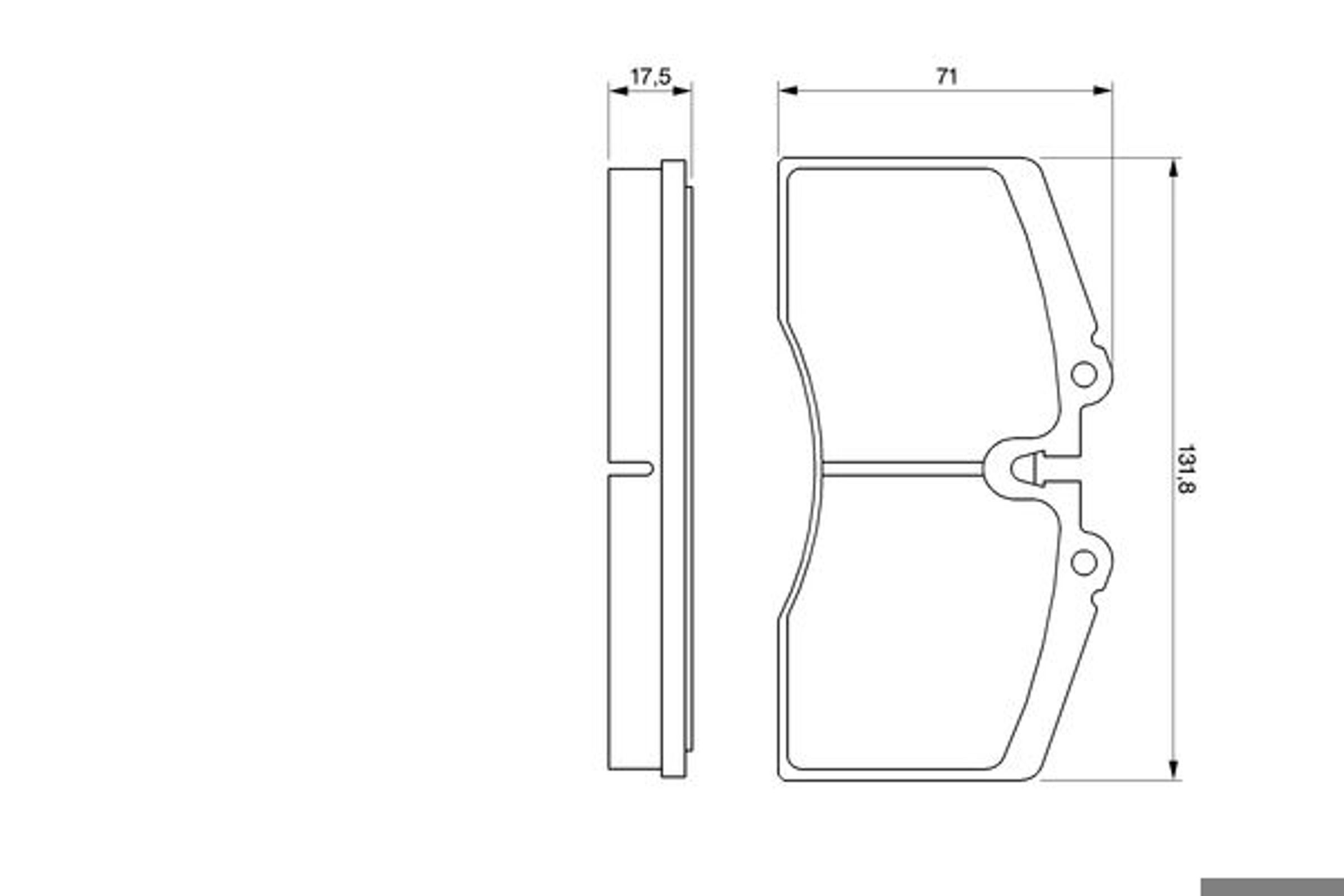 Колодки тормозные дисковые BOSCH 0986424119