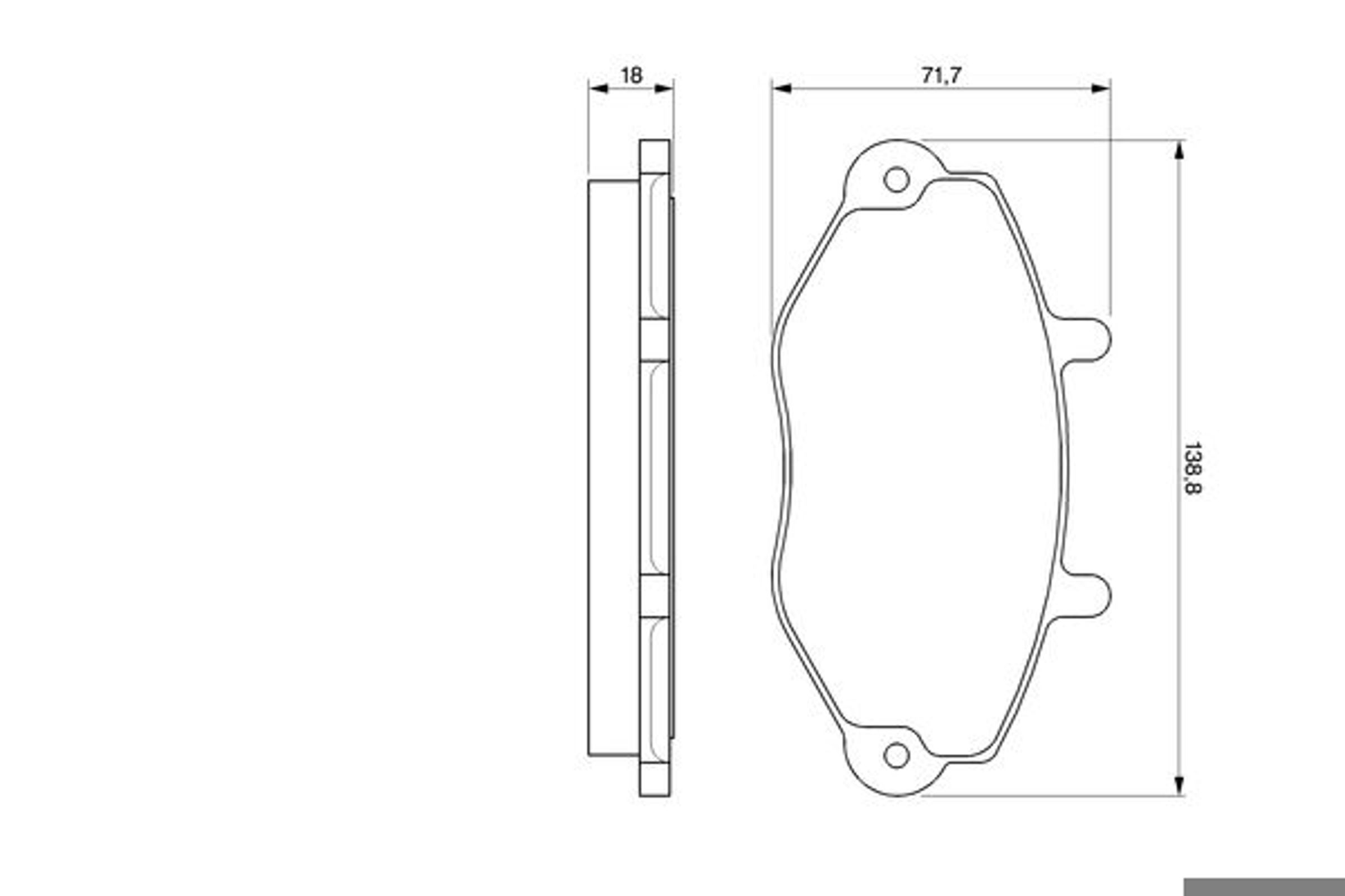 Колодки тормозные дисковые BOSCH 0986424492