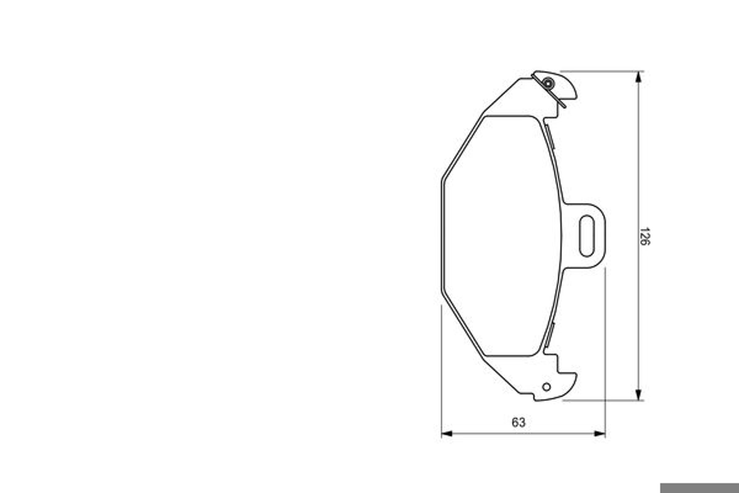 Колодки тормозные дисковые BOSCH 0986424532