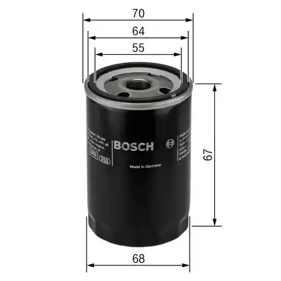 Масляный фильтр BOSCH 0986452058