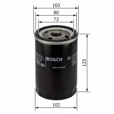 Масляный фильтр BOSCH 0986452062