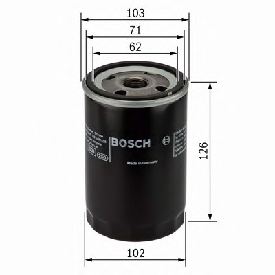 Масляный фильтр BOSCH 0986452066