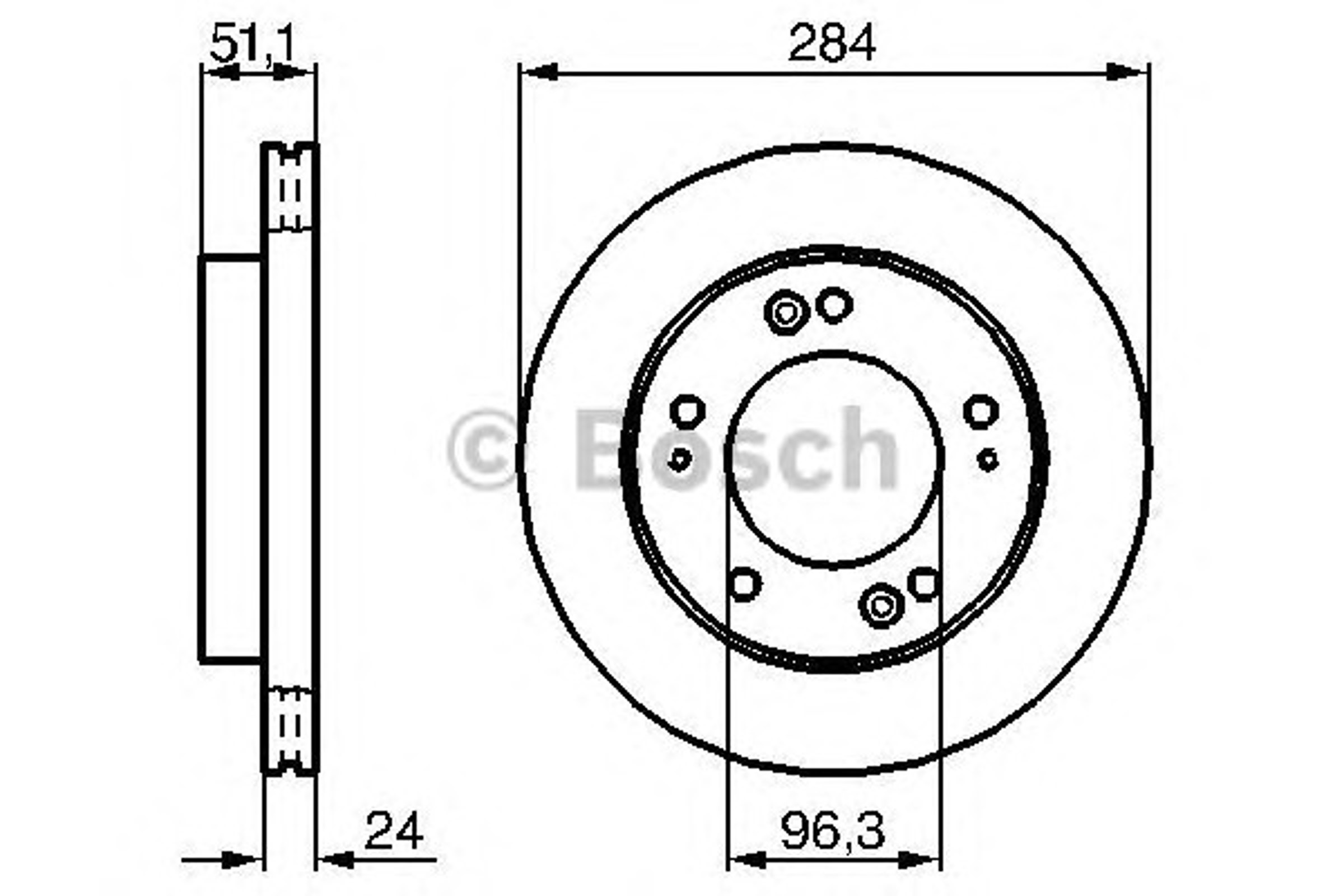 Тормозные диски BOSCH 0986479020