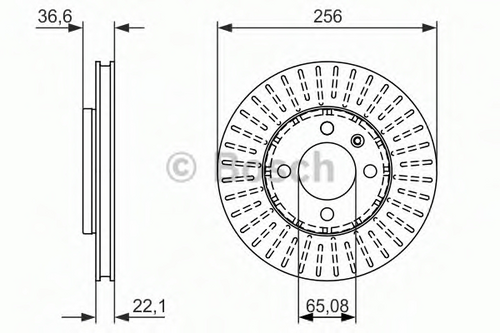 Тормозной диск BOSCH 0986479776