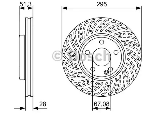 Тормозной диск BOSCH 0986479A02