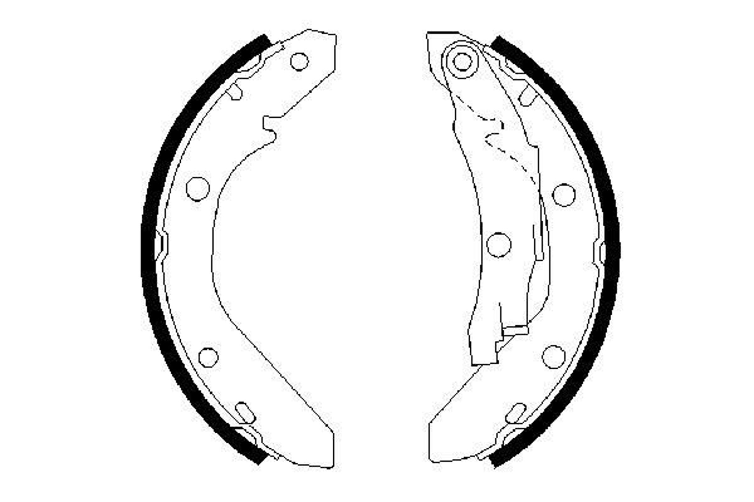 Комплект тормозных колодок BOSCH 0986487006