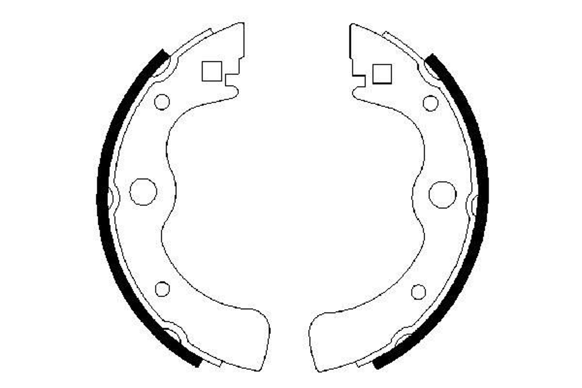 Комплект тормозных колодок BOSCH 0986487049