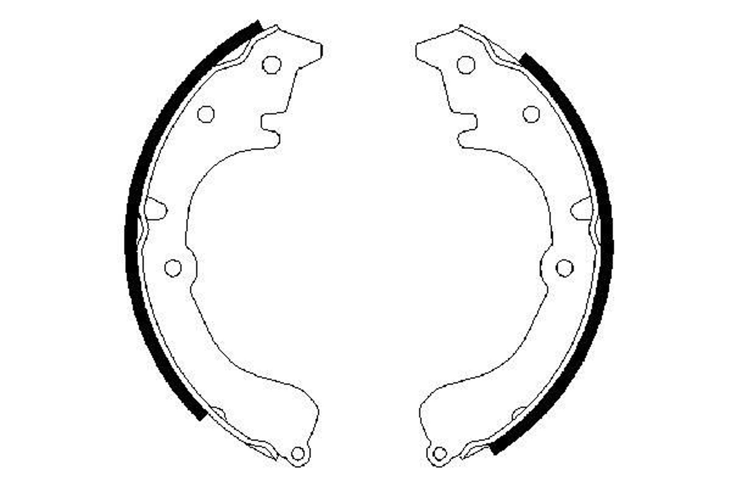 Комплект тормозных колодок BOSCH 0986487453