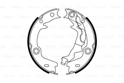 Комплект колодок стояночного тормоза BOSCH 0986487761