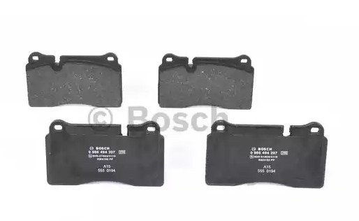 Комплект тормозных колодок дискового тормоза BOSCH 0986494207