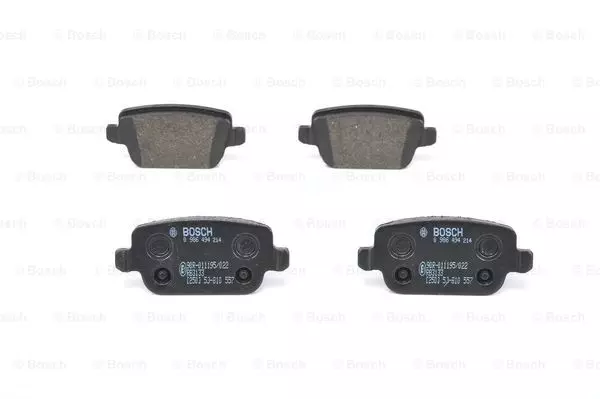 Комплект тормозных колодок дискового тормоза BOSCH 0986494214