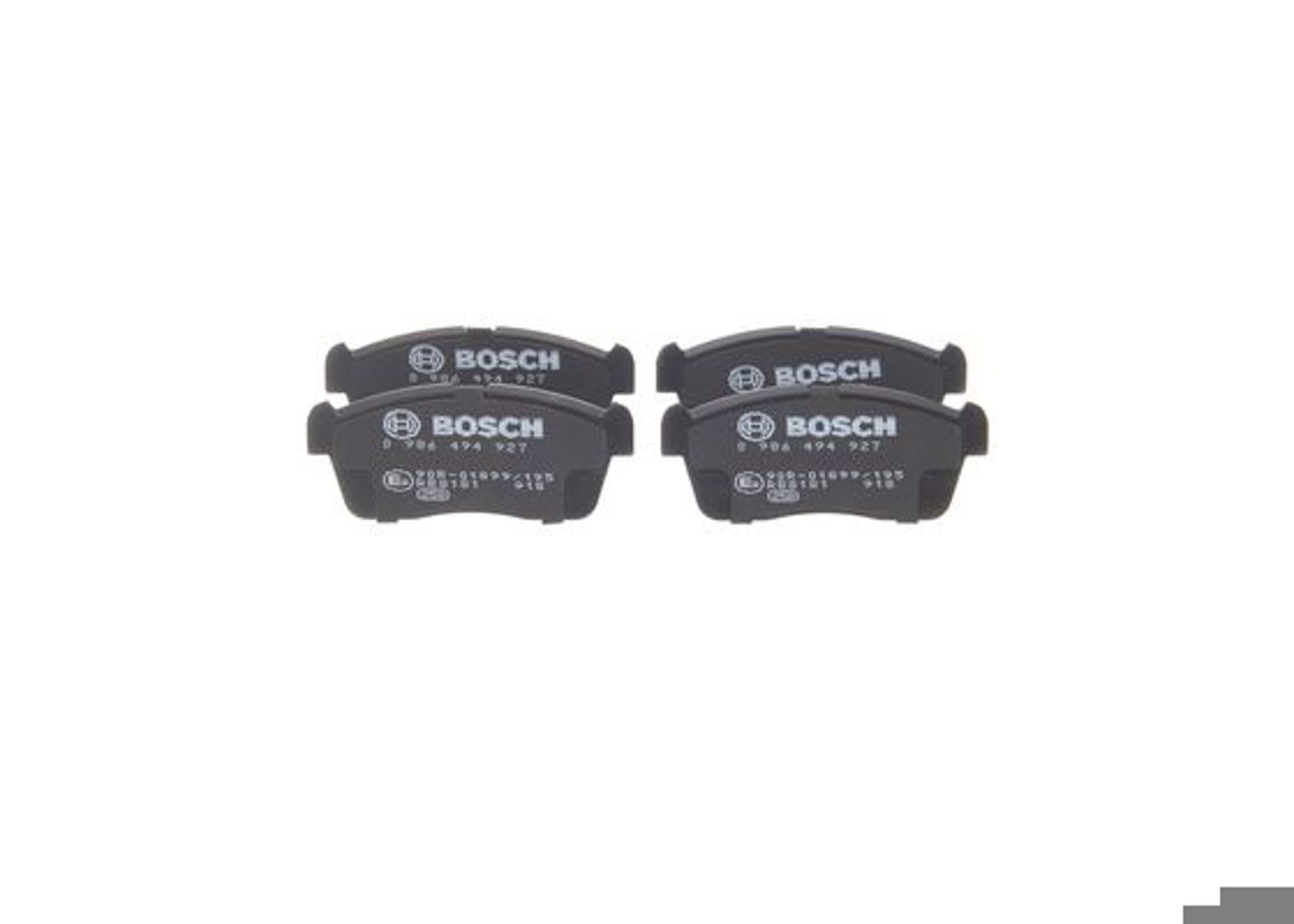 Дисковые колодки передние BOSCH 0986494927