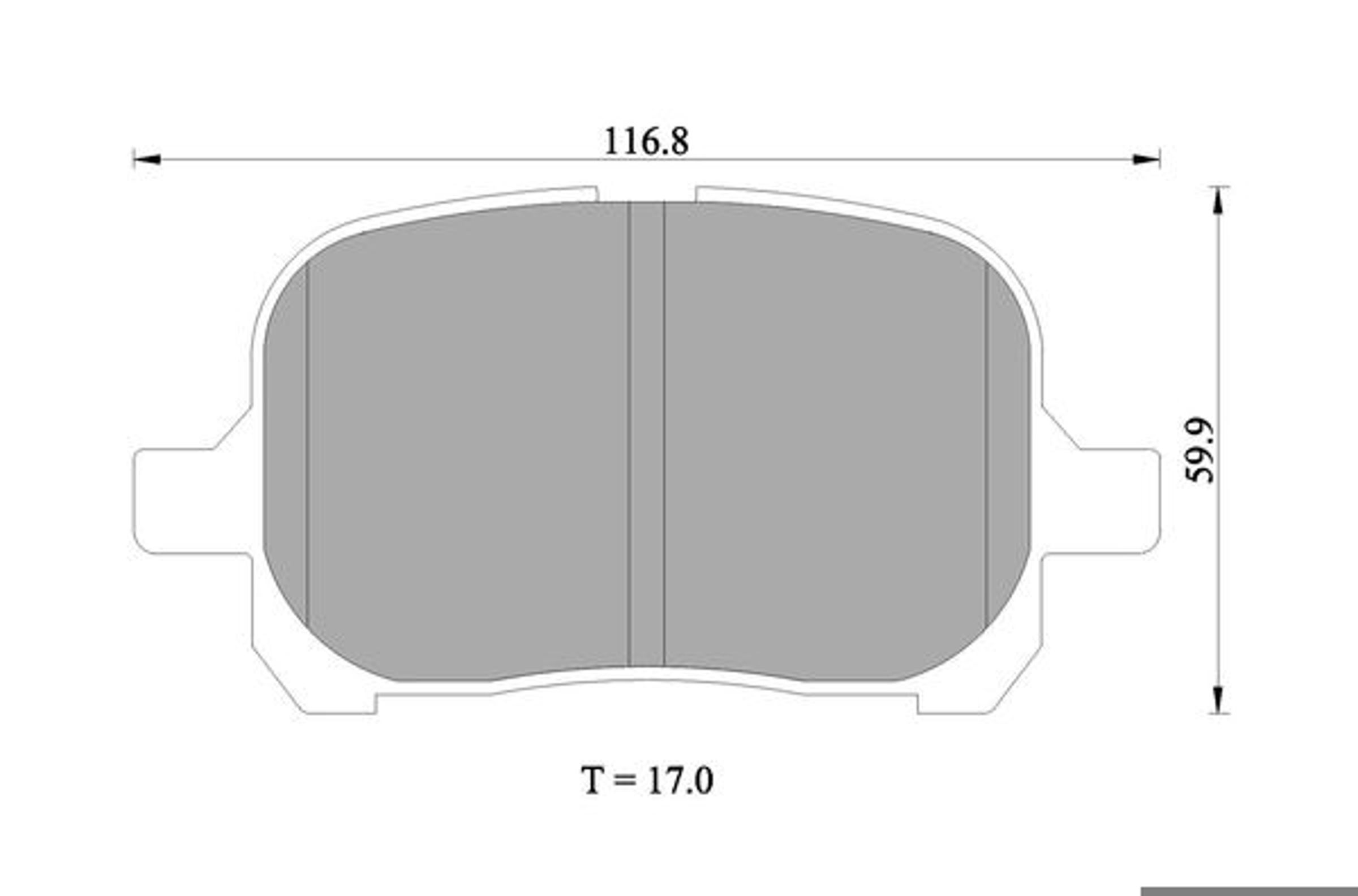 Комплект тормозных колодок дисковый тормоз BOSCH 0986505001