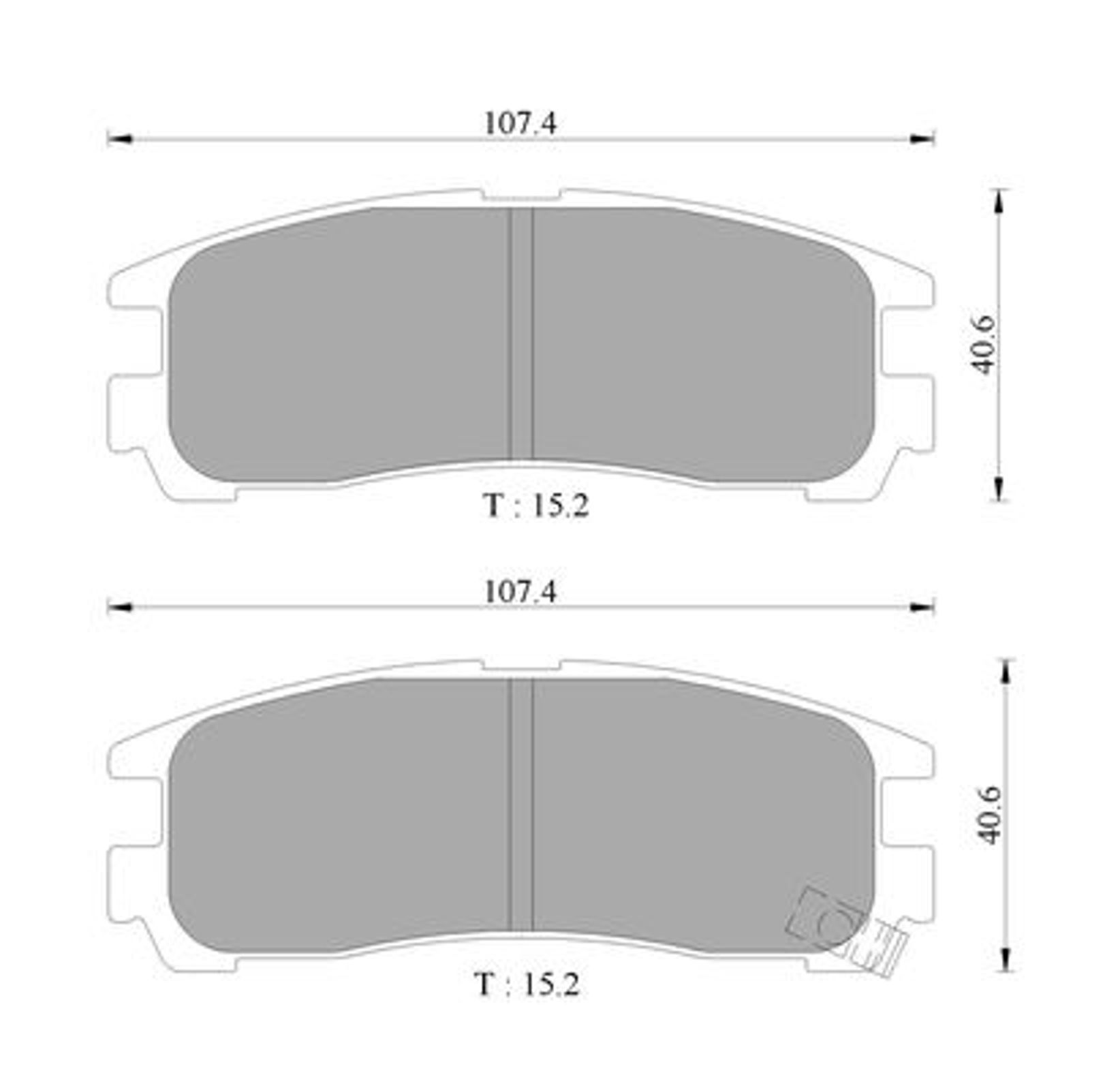 Комплект тормозных колодок дисковый тормоз BOSCH 0986505397