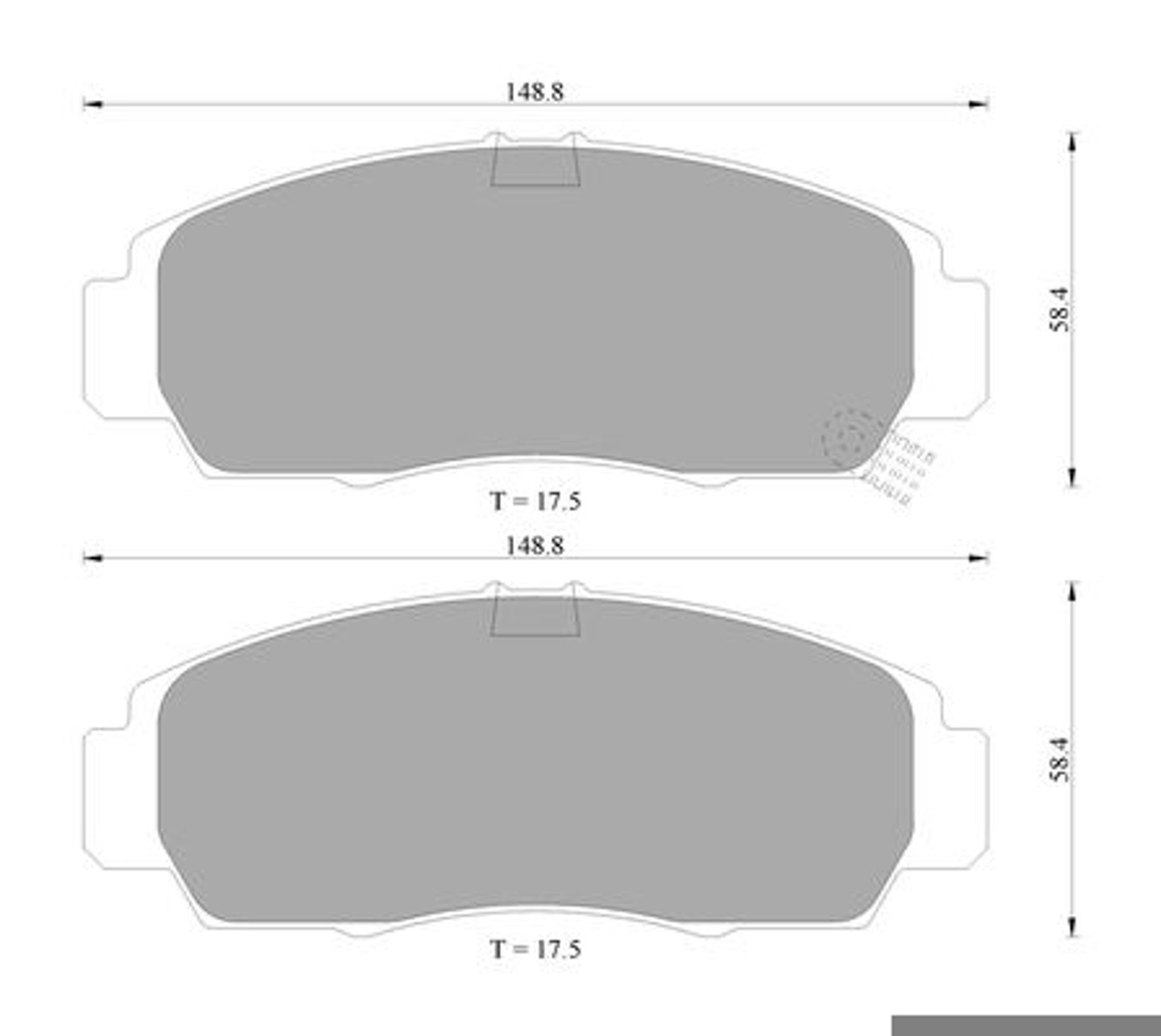 Комплект тормозных колодок дисковый тормоз BOSCH 0986505404