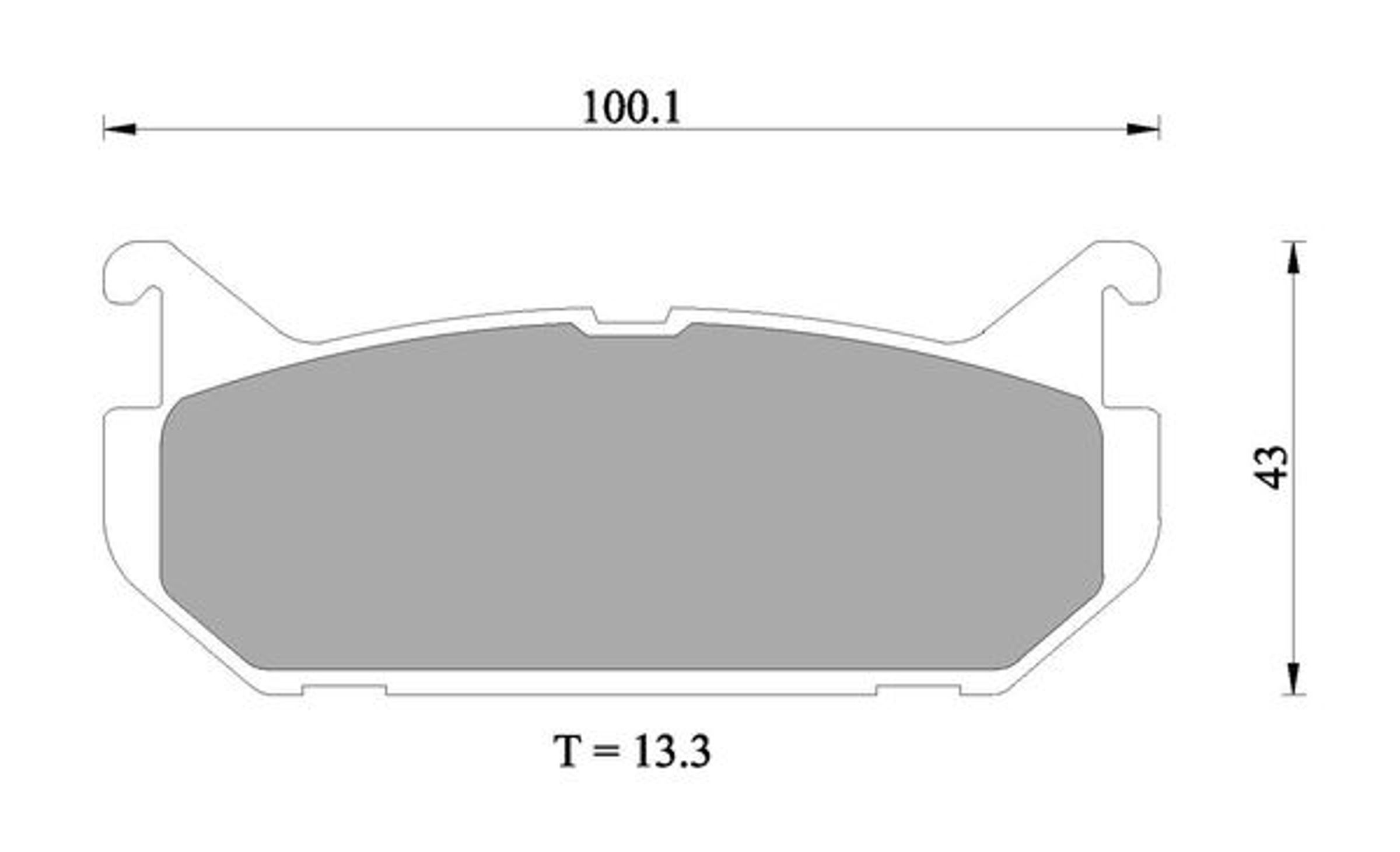 Комплект тормозных колодок дисковый тормоз BOSCH 0986505915