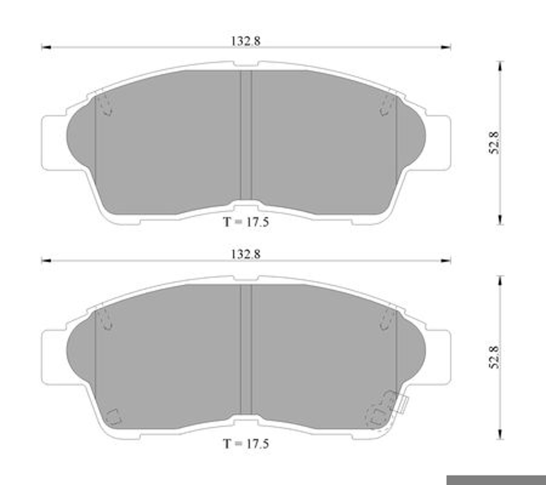 Комплект тормозных колодок дисковый тормоз BOSCH 0986505962