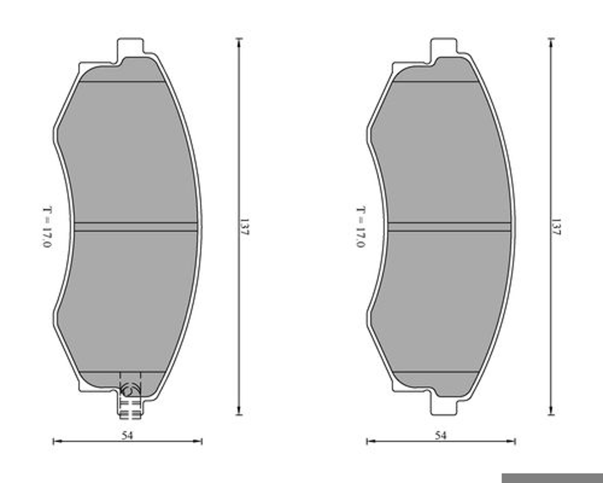 Комплект тормозных колодок дисковый тормоз BOSCH 0986AB0205