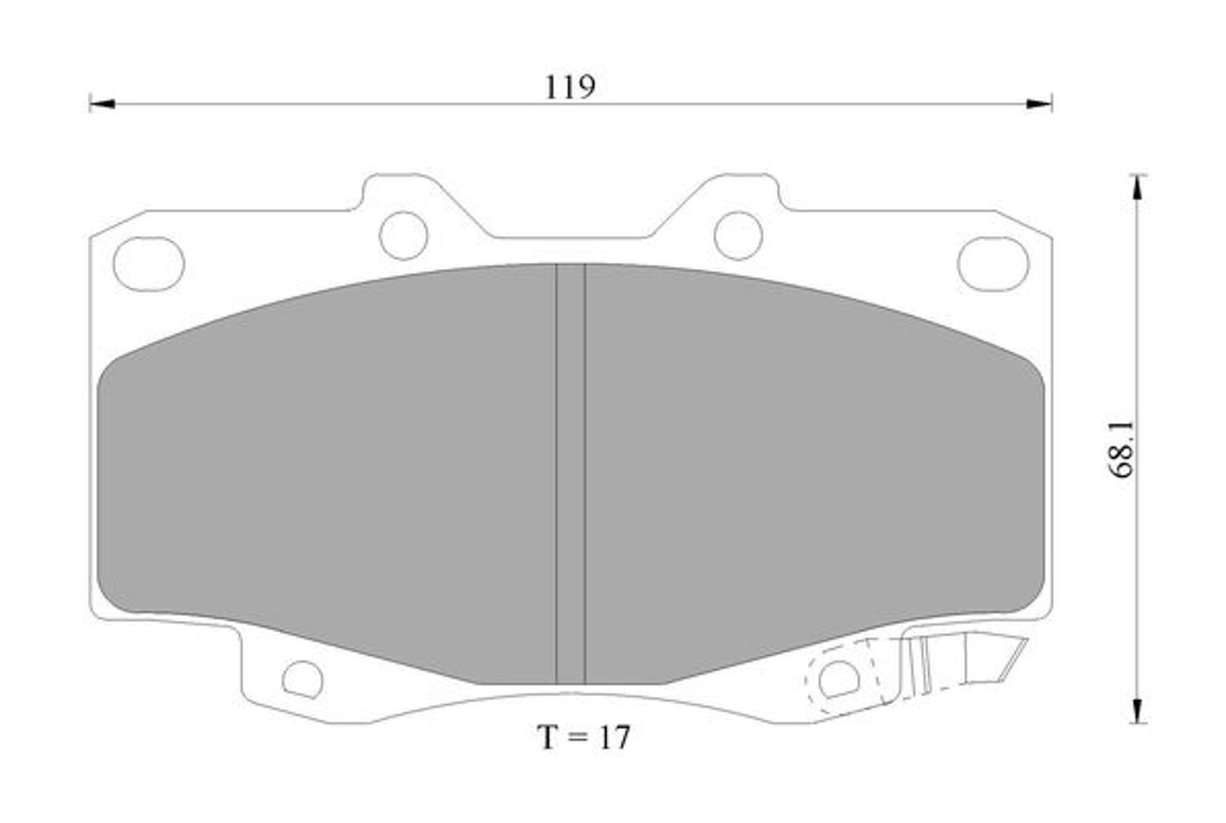 Комплект тормозных колодок дисковый тормоз BOSCH 0986AB1415