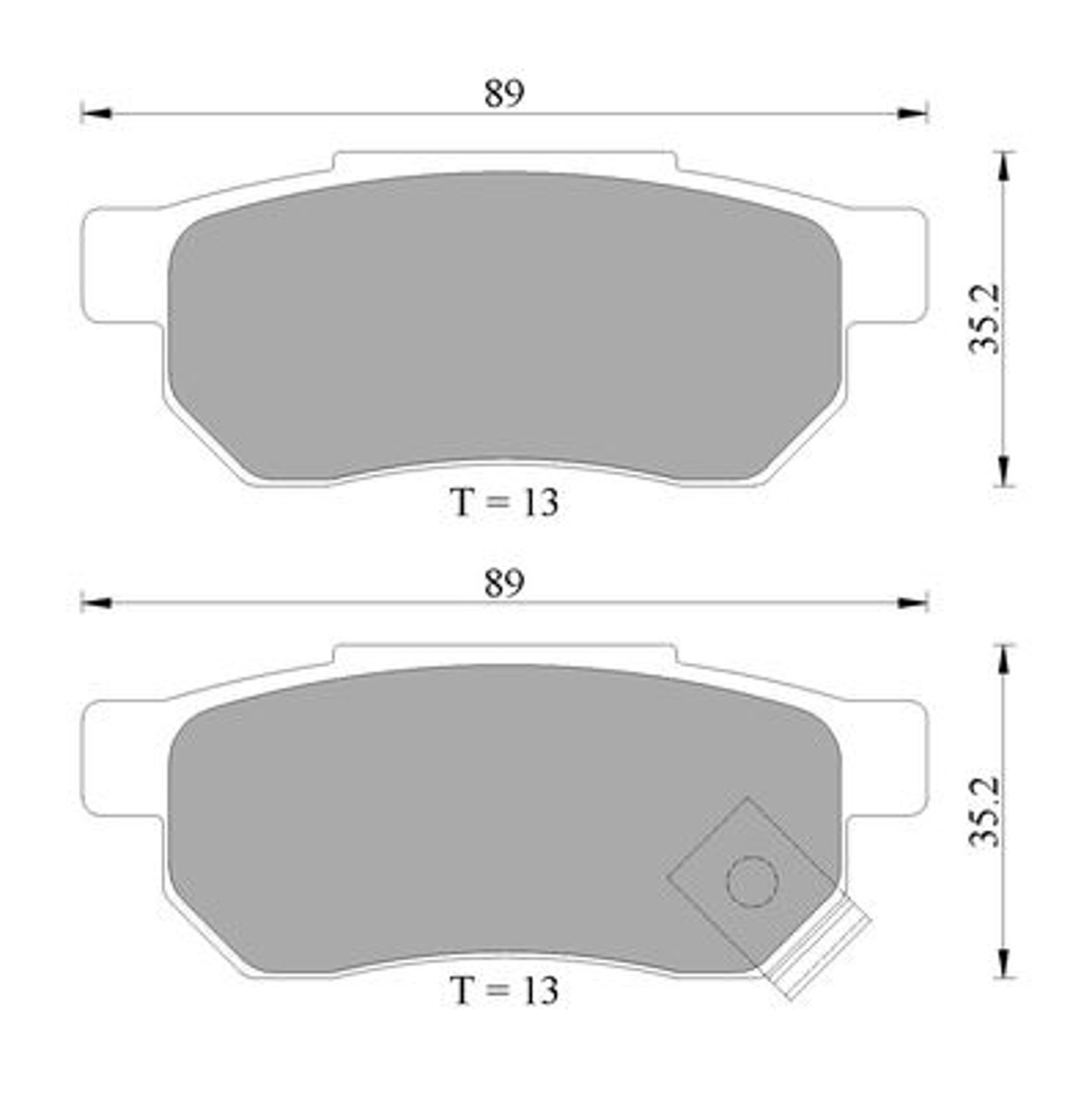 Комплект тормозных колодок дисковый тормоз BOSCH 0986AB2033