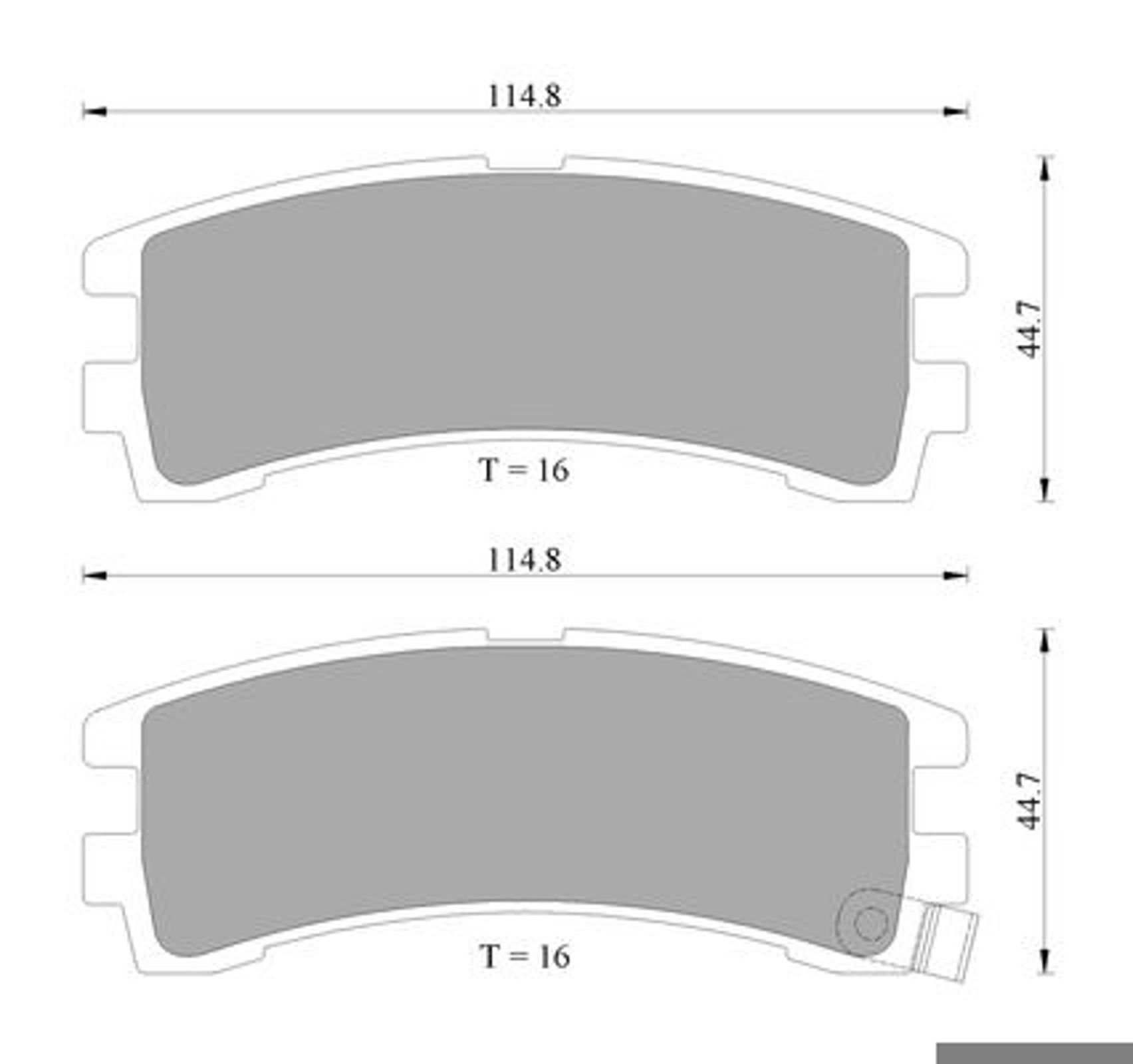 Колодки тормозные BOSCH 0986AB2034