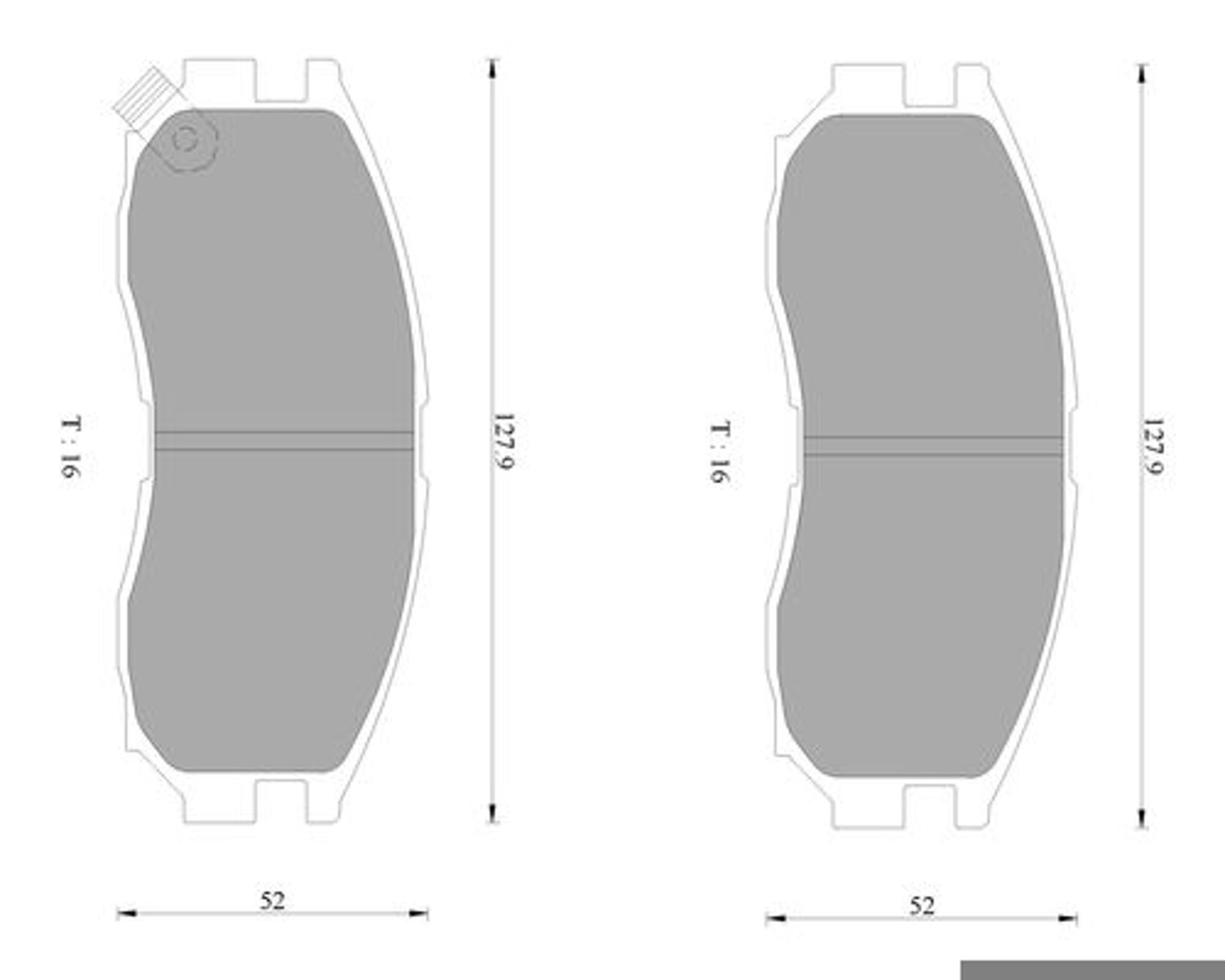 Комплект тормозных колодок дисковый тормоз BOSCH 0986AB2064
