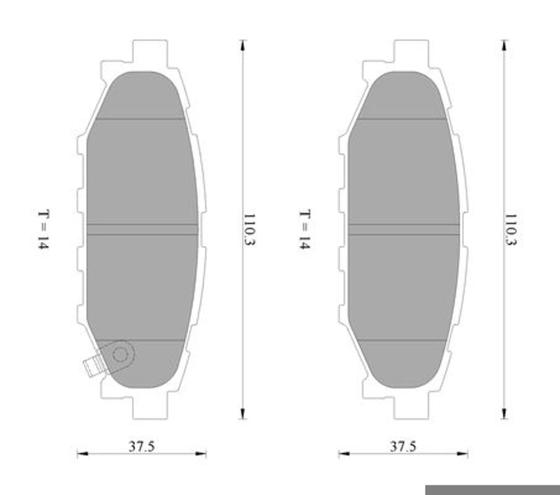 Колодки тормозные дисковые BOSCH 0986AB2263