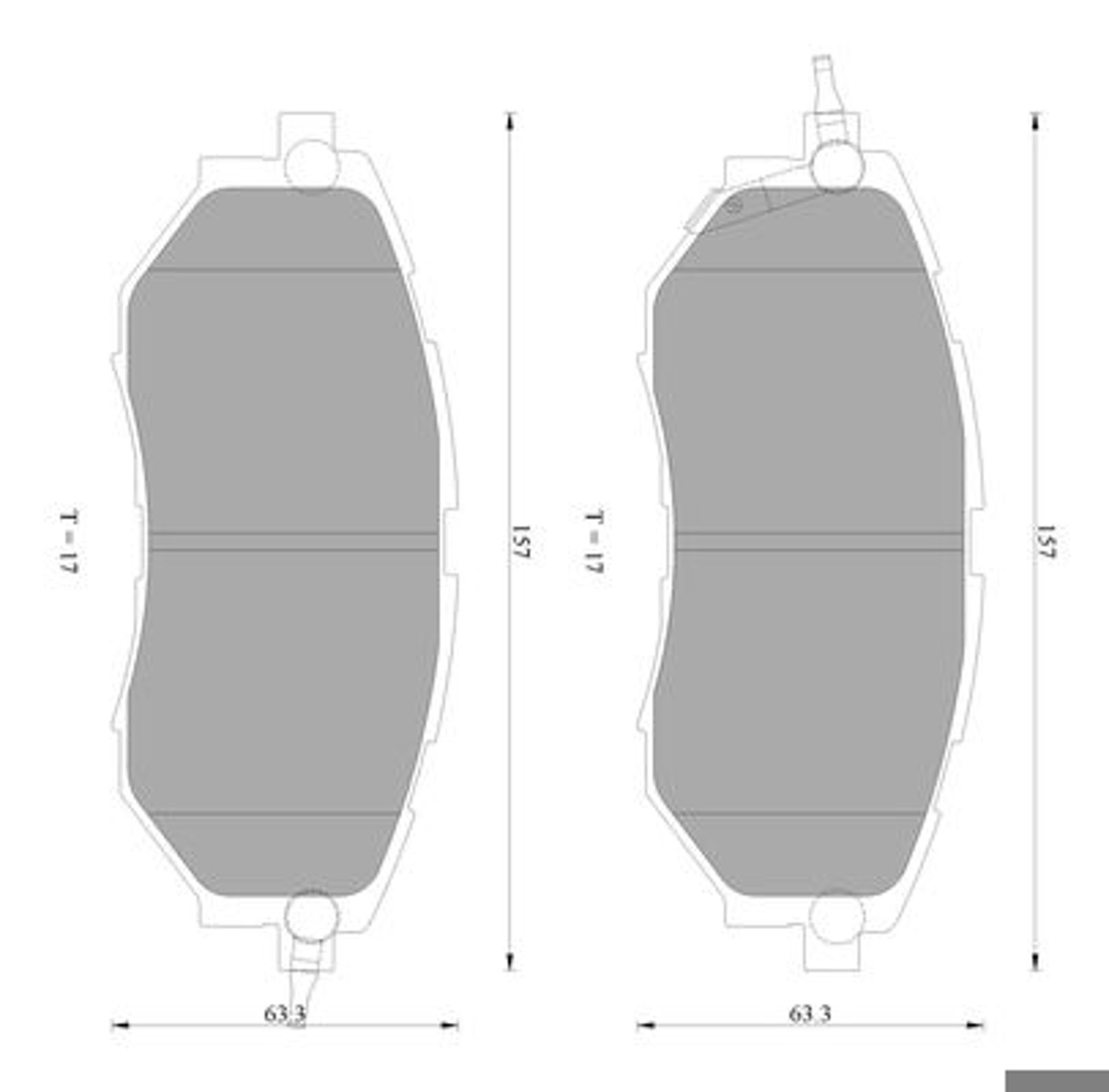 Комплект тормозных колодок дисковый тормоз BOSCH 0986AB2393