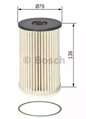Топливный фильтр BOSCH 1457070008