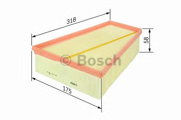 Воздушный фильтр BOSCH 1457433543