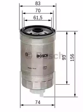 Топливный фильтр BOSCH 1457434106
