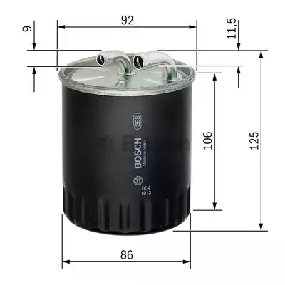 Топливный фильтр BOSCH 1457434437
