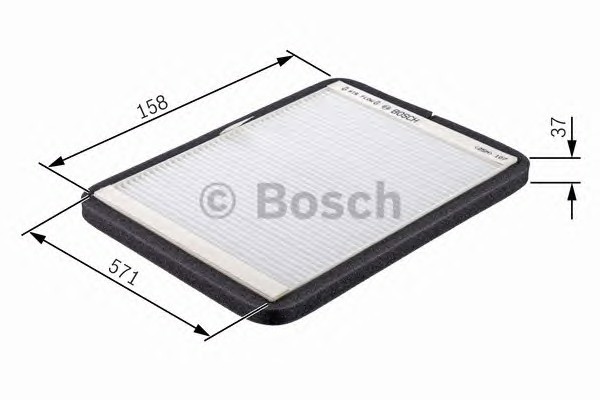 Салонный фильтр BOSCH 1987431157