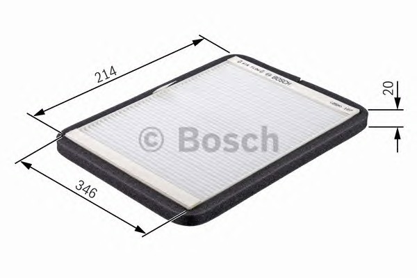 Салонный фильтр BOSCH 1987432033