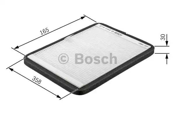 Салонный фильтр BOSCH 1987432362