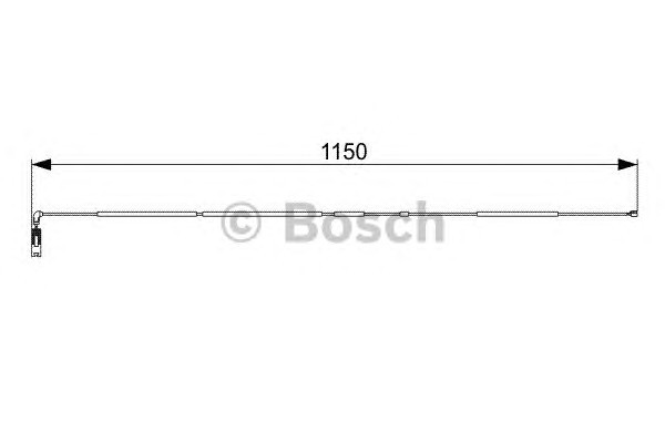 Сигнализатор износ тормозных колодок BOSCH 1987473004