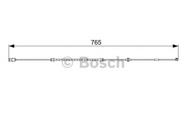 Сигнализатор износ тормозных колодок BOSCH 1987473018