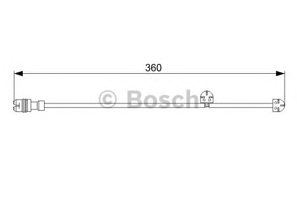 Сигнализатор износ тормозных колодок BOSCH 1987473023