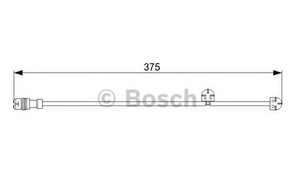 Сигнализатор износ тормозных колодок BOSCH 1987473024