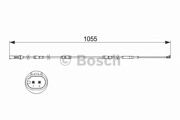 Сигнализатор износ тормозных колодок BOSCH 1987473508