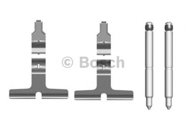 Комплект монтажный тормозных колодок BOSCH 1987474430