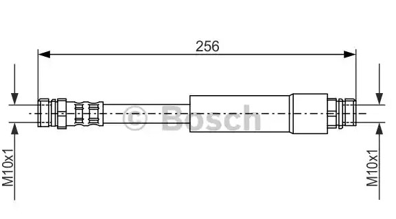 Тормозной шланг BOSCH 1 987 476 284