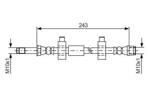 Тормозные трубки BOSCH 1987476320