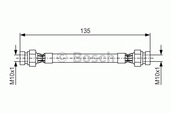 Тормозной шланг BOSCH 1 987 476 400
