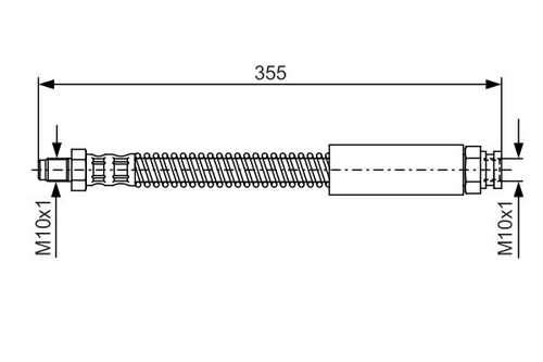 Тормозные трубки BOSCH 1987476519