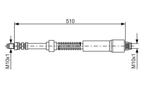 Тормозные трубки BOSCH 1987476675