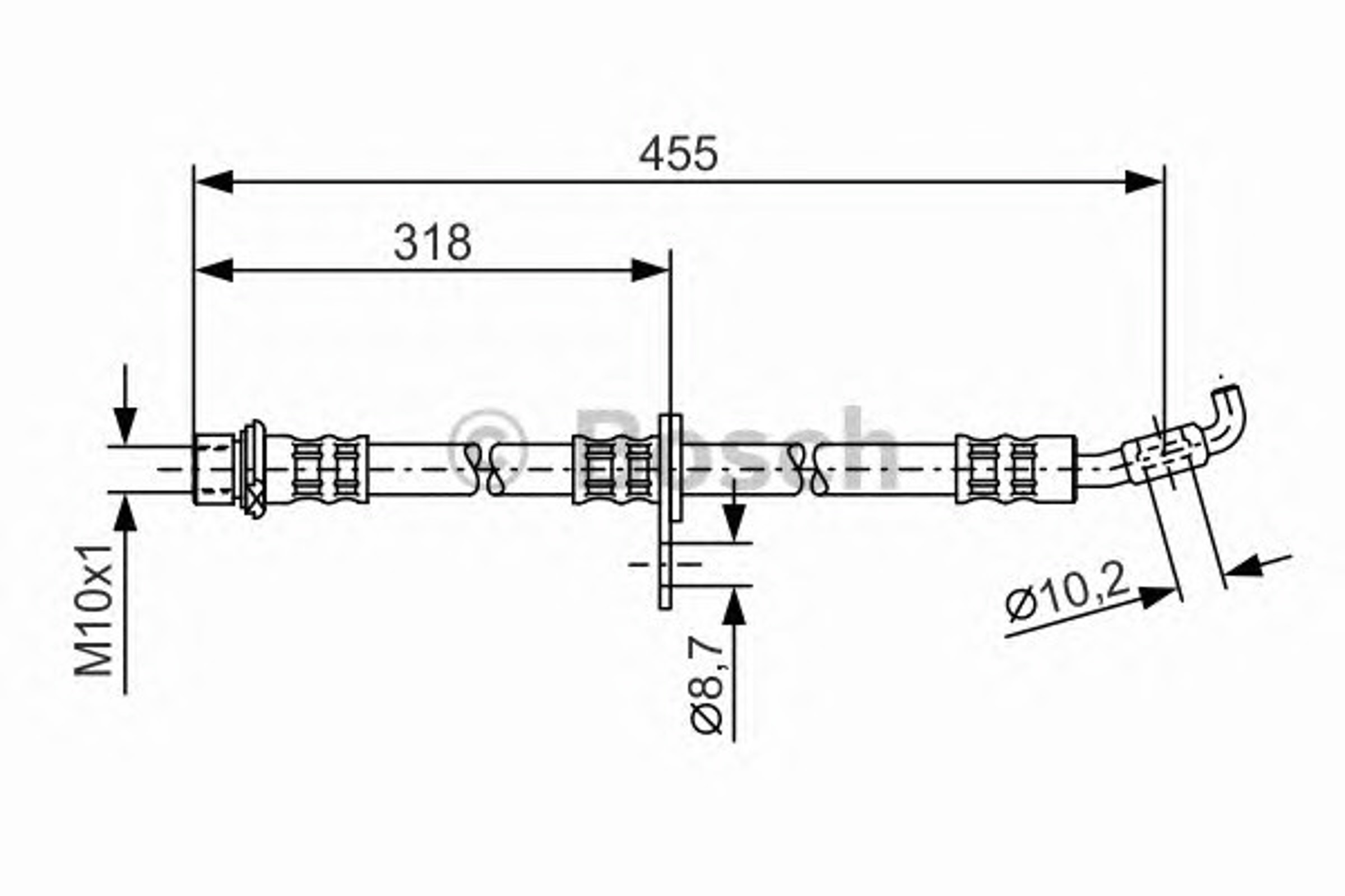 Тормозные трубки BOSCH 1987476727
