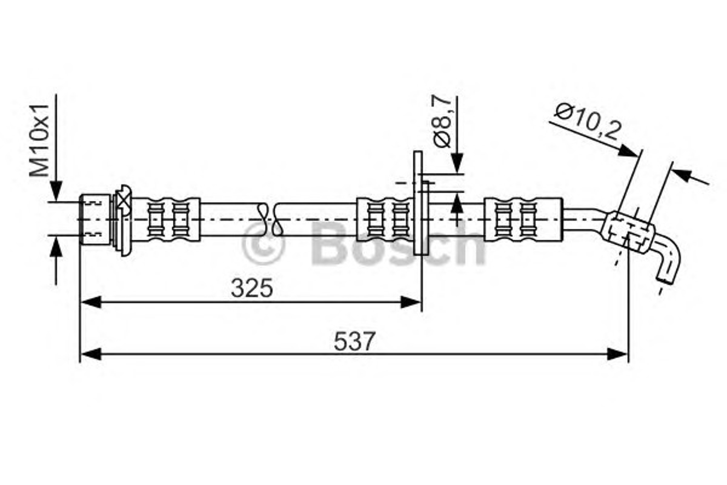 Тормозные трубки BOSCH 1987476782